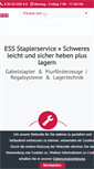 Mobile Screenshot of ess-staplerservice.de